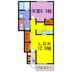 ハピネス香呂の物件間取画像